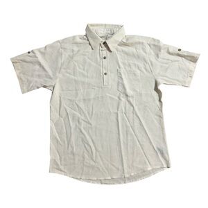Men's Cream Short Sleeve Shirt